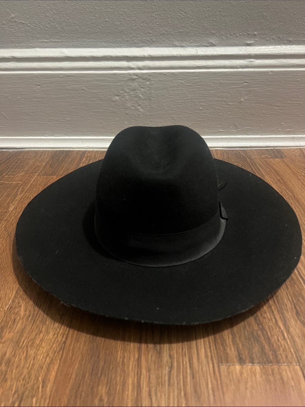 Vince Camuto Black Wool Fedora